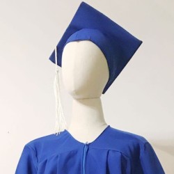 Шапочка выпускника синяя